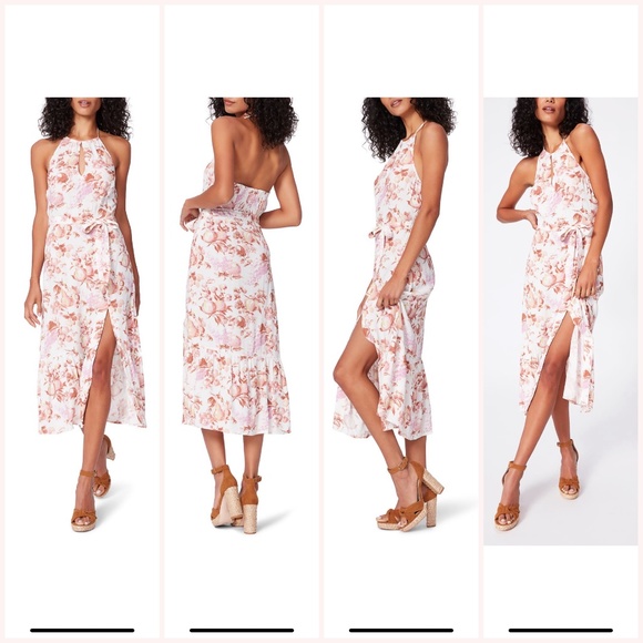 PAIGE Women's Jade Midi Dress, Foxglove Multi(NWT) - Picture 4 of 14